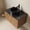 30''Bowl Black Stone Vessel2, variant on LHKJ 30in Black Stone Countertop, Brown Oak Cabinet, No Basin