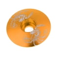 thumbnail image 1 of Aleación De Aluminio Bicicleta Threadless Stem Headset Top Cap Cover Gold Scorpion Sunnimix Tapa superior para auriculares de bicicleta, 1 of 8