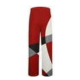 thumbnail image 3 of Weiqiqre Work Pants for Men Bottoms Elastic Waist Drawstring Fallow Sleep Lounge Pants,Size XL, 3 of 4