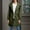 Army Green, variant on EGNMCR Womens Plaid Shacket Jacket Women's New Solid Hooded Windbreaker Casual Long Coat Women's Loose Large Outdoor Windbreaker Long Sleeve Hooded Casual Coat/Jacket Women Coat