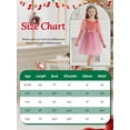 thumbnail image 3 of Toddler Girls Velvet Dresses Bubble Sleeve Dress Fall Winter Long Sleeves Dress for Holiday Party 1-6 Years, 3 of 7