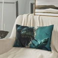 thumbnail image 6 of Haiem Pillowcase for Hair and Skin Queen - Underwater Dinosaur Shark Printed Soft Pillowcase with Envelope Closure-16"x24", 6 of 8