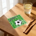 thumbnail image 6 of Qiweii Soccer Theme Party Tableware Set Paper Plates Cups Napkins and Tablecloth for Celebration, 6 of 6