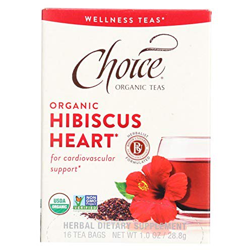 Choice Organic Teas Wellness Teas Teas, Organic, Hibiscus Heart, 16 Ct
