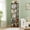 Rustic Brown, variant on Homieasy Rotating Bookshelf, 360 Display Wood Spinning Bookshelves, 5 Tier Floorstanding Narrow Bookcase, Corner Bookshelf for Small Space, Rustic Brown