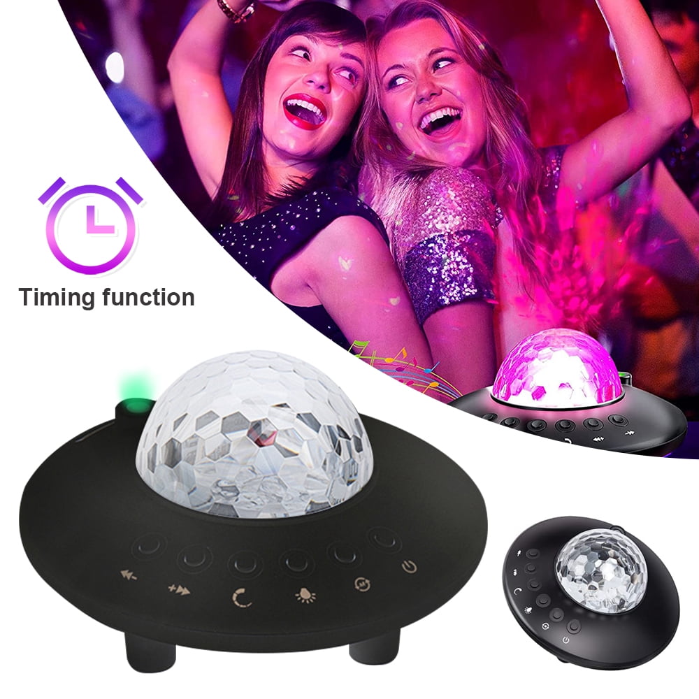 AMERTEER Galaxy Star Projector Night Sky Light with Music Speaker & Remote Control for Bedroom/Party/Home Decor Ultra Quiet Starry Projector for Baby Children with Voice Control and Timer