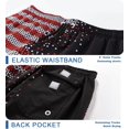 thumbnail image 4 of AEXTO Men's Swim Trunks 9" Quick Dry Bathing Suit Big & Tall Beach Swimsuits, 4 of 7