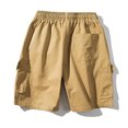 thumbnail image 3 of Aayomet Men'S Shorts Five-Point Pocket Short Color Solid Plus Size Loose Casual Men's Multi Pants Men's Big Men's Khaki,3XL, 3 of 5