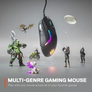 SteelSeries Rival 5 Gaming Mouse with 9 Programmable Buttons and 18k CPI TrueMove Air Optical Sensor