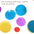 thumbnail image 3 of 10 esponjas redondas sintéticas para pintura artística, color amarillo, 2,75 pulgadas, 3 of 5
