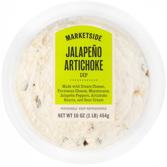 Marketside Jalapeño Artichoke Dip, 16 oz, 1 Count (Refrigerated)