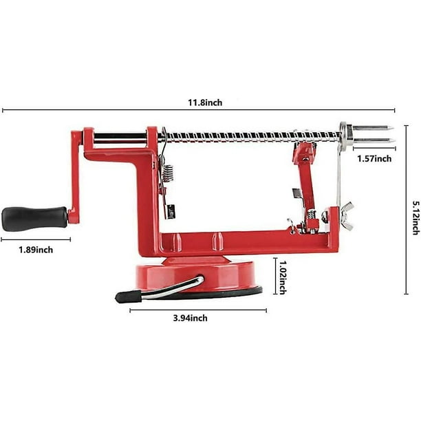 Magic apple 2024 peeler corer slicer
