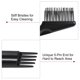 thumbnail image 5 of Cabello Cepillo Limpieza Herramientas Mini Peine Removedor para Limpieza Cerdas Cepillo Hogar Uso Negro Paquete de 2 Unique Bargains cepillos de limpieza, 5 of 6