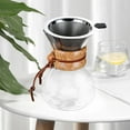 thumbnail image 3 of GUOOL Cafetière Cafetière Résistante à la Chaleur Élevée Infusion Goutte à Goutte Cafetière Chaude Café 400 ml avec, 3 of 5