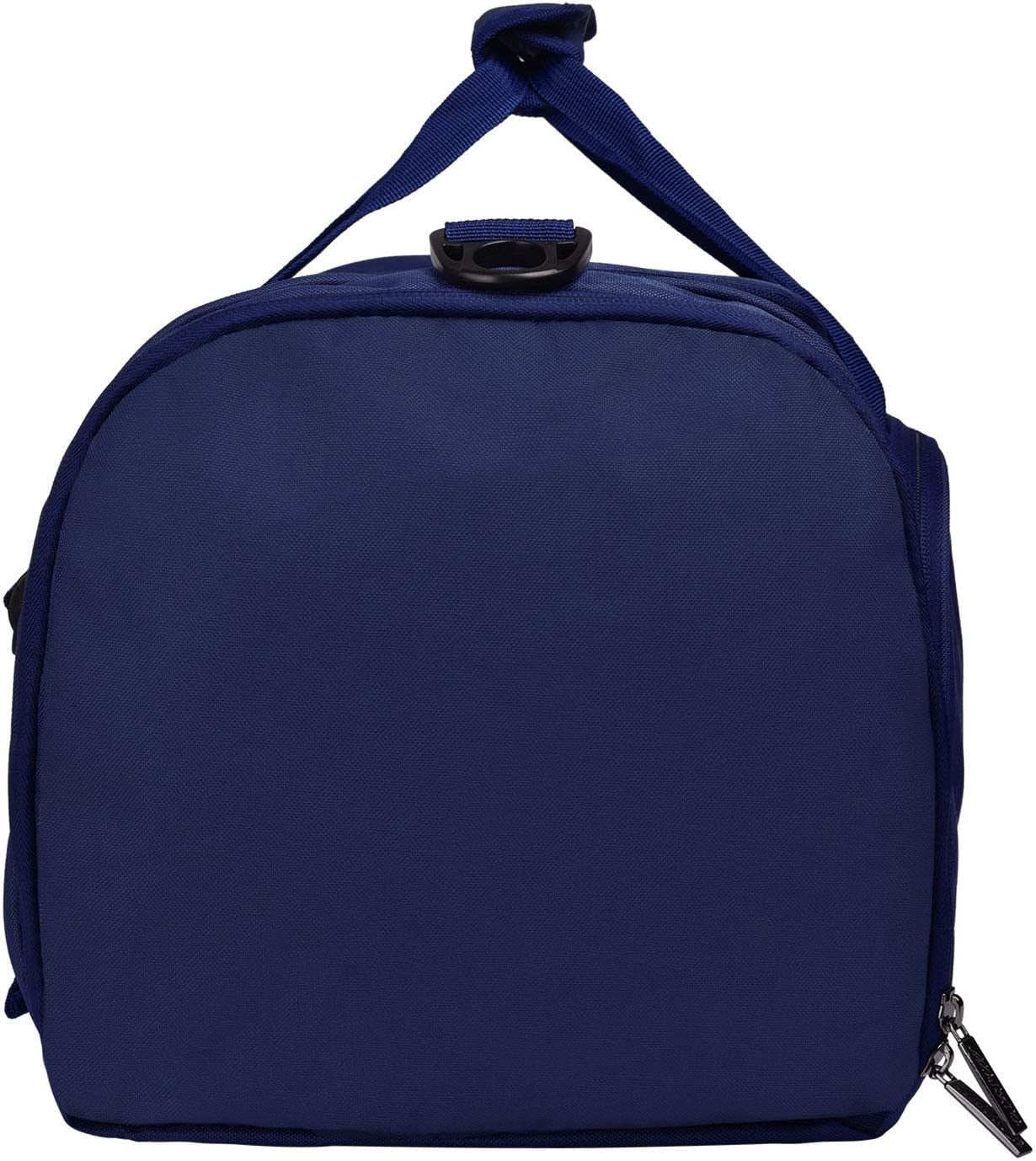 Mosiso Waterproof Sports Duffle Bag Gym Bag Travel Duffel with Adjustable Strap for Sports , Gym ,Vacation , Shopping and Travel ,Navy Blue