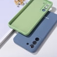 thumbnail image 2 of Funda de silicona para Samsung Galaxy S21FE/S21/S21 Plus/S21 Ultra, funda protectora completa de tacto suave y sedosa, con pelusa incorporada Fivean unisex, 2 of 2
