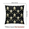 thumbnail image 4 of French Throw Pillow Cushion Cover, Pattern of Fleur de Lis Illustration Baroque Inspired Print, Decorative Square Accent Pillow Case,, 4 of 7