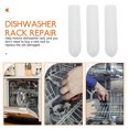 thumbnail image 3 of Homoyoyo White Dishwasher Prong Caps Protective Rack Tip Covers Easy Install Soft Rubber Material, 3 of 8