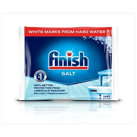 Finish 1kg Dishwasher Salt for Dishwashers and Water Softeners (Pack of 3)