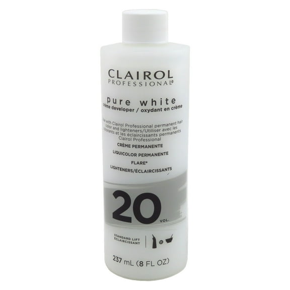 Clairol Pure White 20 Creme Developer Standard Lift 8oz (Pack of 3)