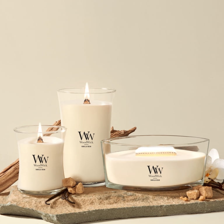 Woodwick Large Hourglass Vanilla Bean Scented Candle photo 8