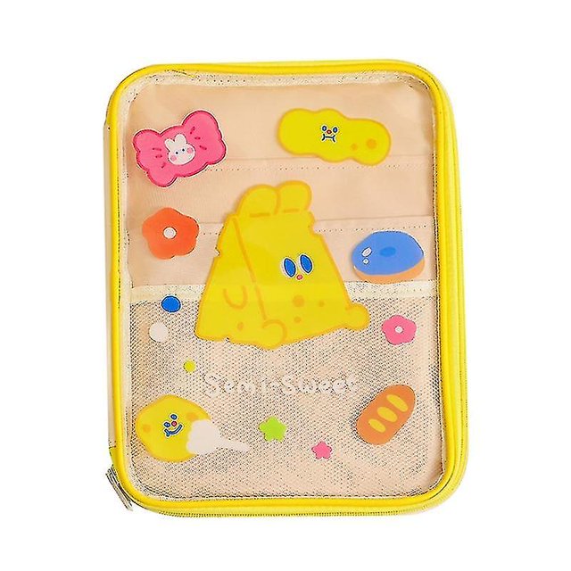 Housse de Tablette Transparente, Sac de Transport Mignon pour Cartoon Bear, Rangement Transparent