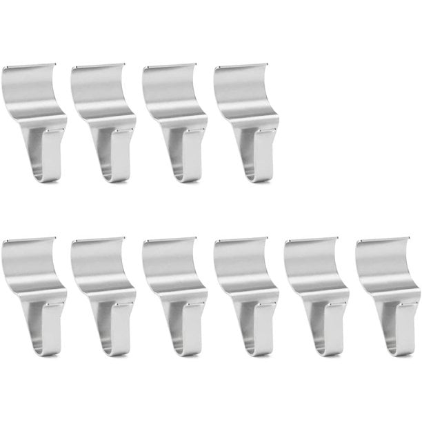 10 Pack Vinyl Siding Hooks Hanger - Heavy Duty 18Lbs Stainless No-Hole Needed Vinyl Siding Clips for Hanging- Vinyl Siding Hooks for Outdoor Decorations