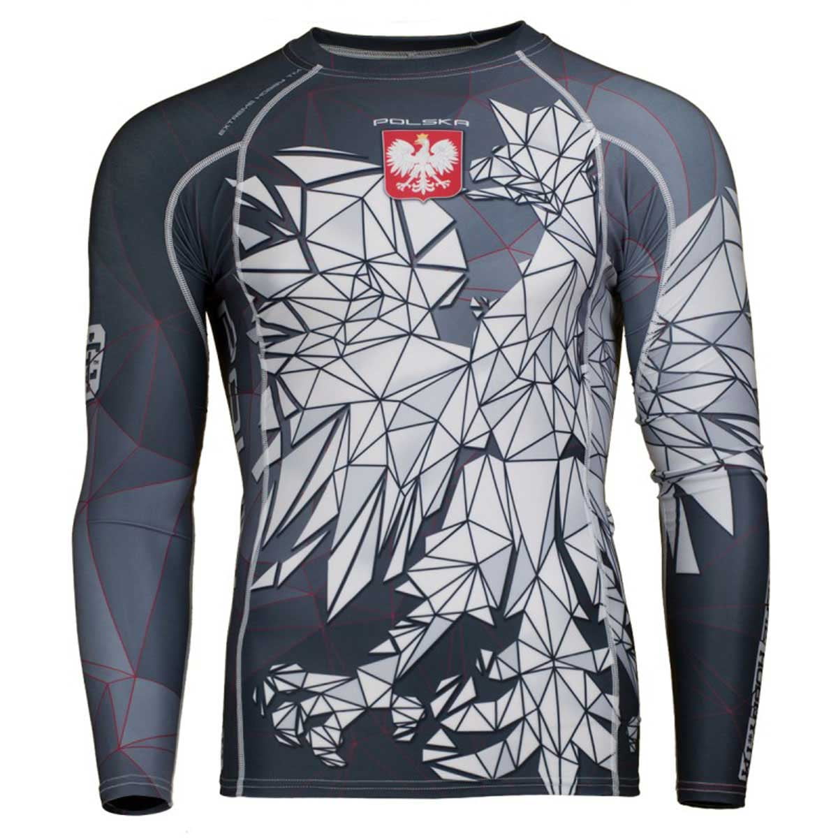 Extreme Hobby Men/'s Polska Grappling MMA Shorts Grey