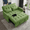 Green, variant on Howcool 55" Sleeper Sofa Bed, 3-in-1 Pull Out Convertible Loveseat Couch with 5-Level Adjustable Backrest, USB Port & Side Pocket, Terry Fabric Sofa for Living Room, Bedroom & Small Spaces, Black