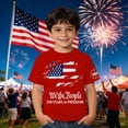 thumbnail image 2 of Gunia Kids Boys 250Th Anniversary Shirt Short Sleeve 4Th Of July Independence Day Flag Patriotic Casual Crewneck Tops Tee Comfortable T-Shirt For Toddler To 1-13 Years, 2 of 4