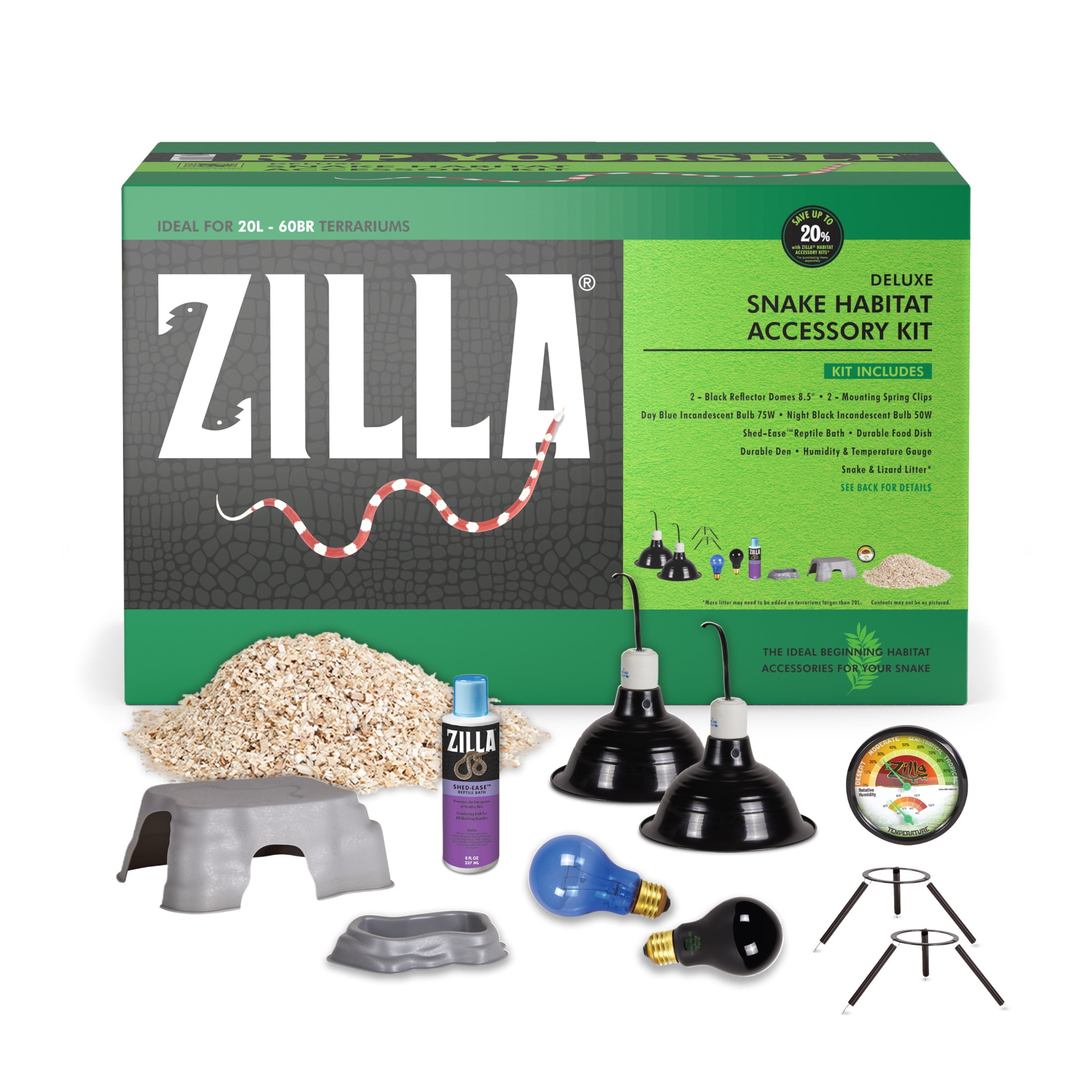 Zilla Snake Habitat Accessory Kit