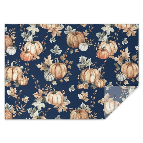 Fall Theme Tablecloth 60x84 Inch, Washable Polyester Rectangular Table Cover for Autumn Thanksgiving Party, Picnic, Indoor & Outdoor Dining Decor.