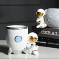 thumbnail image 2 of FRCOLOR  Space Pen Pot Desk Supply Organizer Astronaut Holder Pens Pencil, 2 of 8