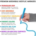 thumbnail image 2 of Rotuladores acrílicos The Pencil Grip Magic Stix 24 colores para niños, 2 of 7