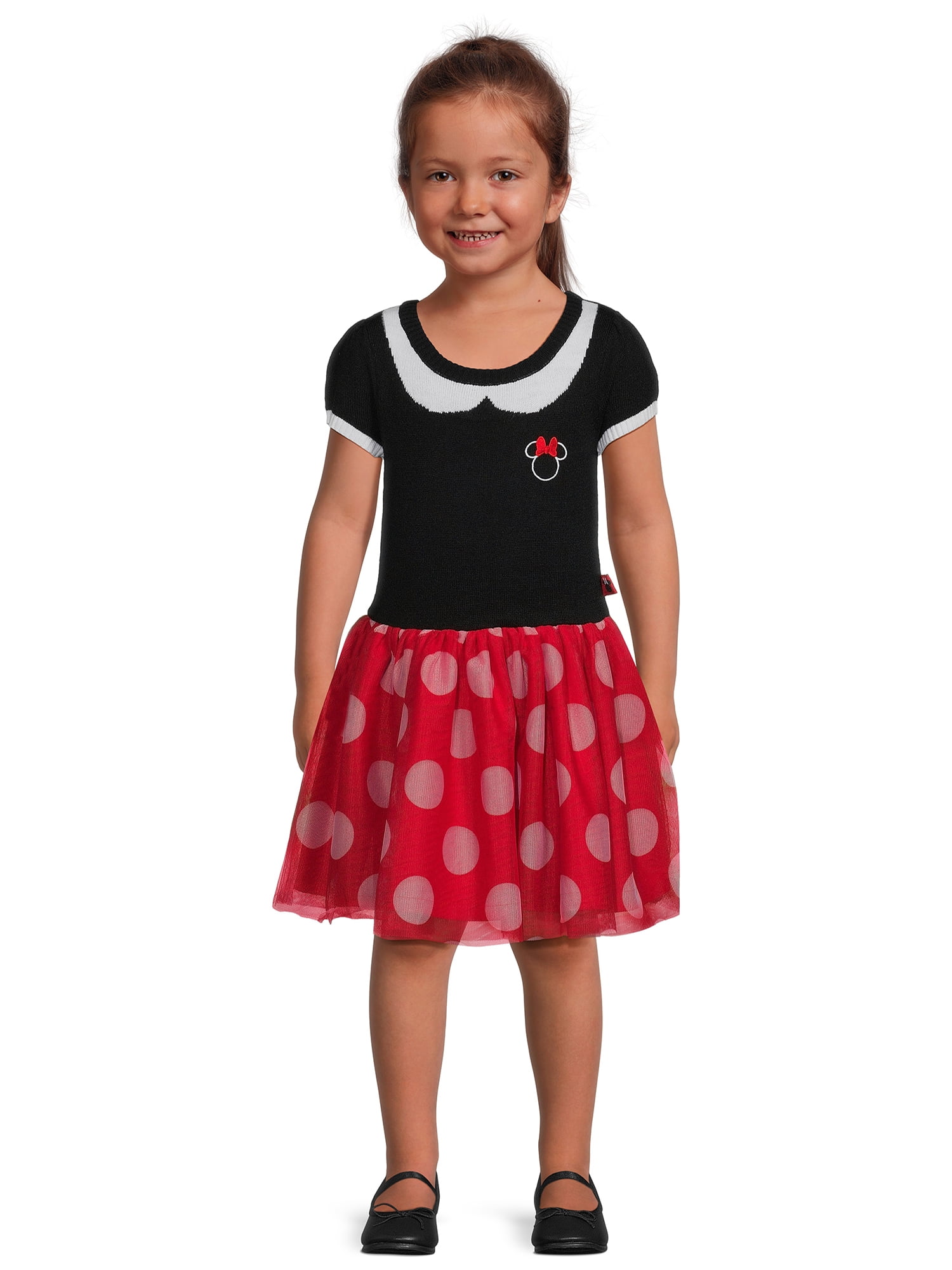 Disney Toddler Girls Minnie Mouse Cosplay Dress, Sizes 12M-5T
