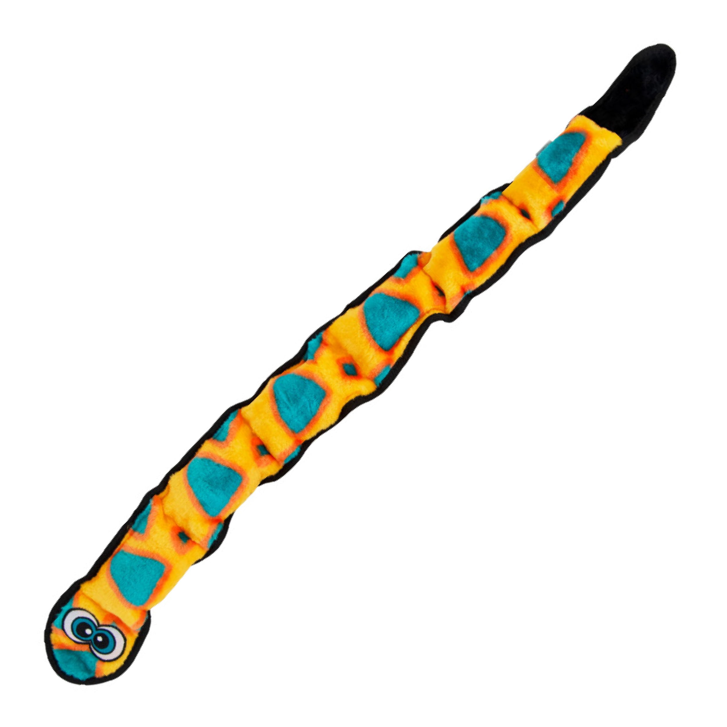 Outward Hound Invincibles Blue Snake Plush Dog Toy, Orange, XL - Walmart.com - Walmart.com