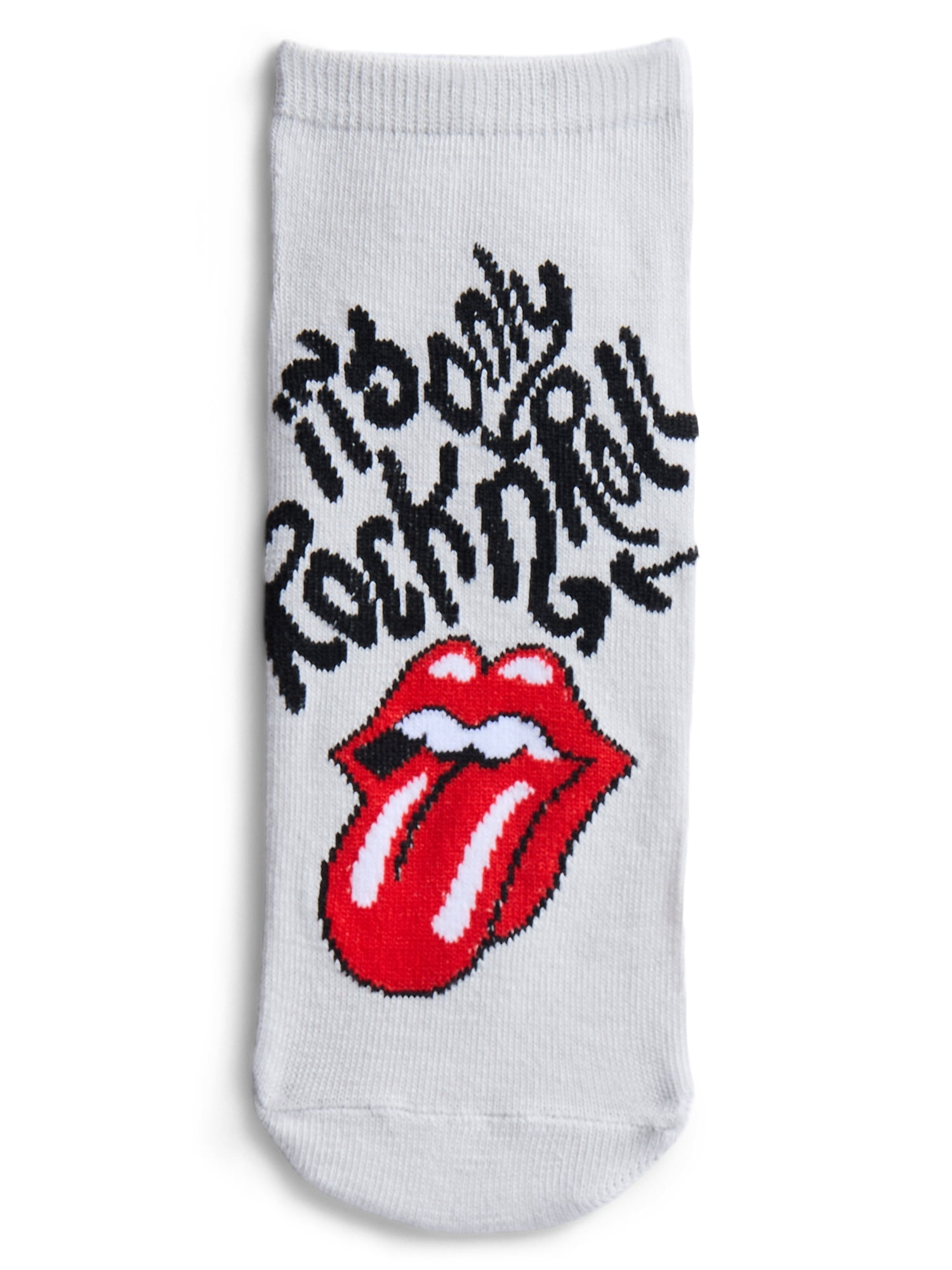 The Rolling Stones Women's Low-Cut Socks, 10-Pack, Shoe Sizes 4-10