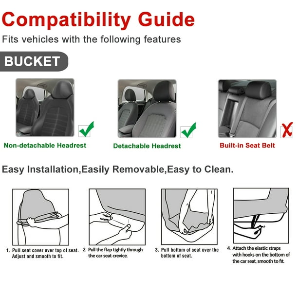 Bucket style shop car seat