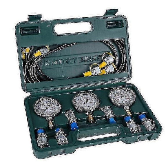 Professional hydraulic pressure gauge kit, 250-600bar range