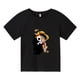 thumbnail image 4 of Camiseta de una pieza, ropa para niños, camiseta de algodón puro para niños, camisetas casuales de verano con dibujos animados geniales de anime, camisetas de Luffy para niños y niñas, ropa de calle, 4 of 4