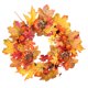 thumbnail image 4 of Guirnalda de puerta artificial de Halloween, cono de pino de calabaza, hoja de arce, guirnalda colgante para puerta, decoración floral de simulación Eigraketly HA9077-00B, 4 of 6