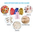 thumbnail image 4 of Uxcell Satin Bags with Drawstring, Wedding Favor Mini Gift Bags for Birthday Party Burgundy, Red, Pink, 4 of 6