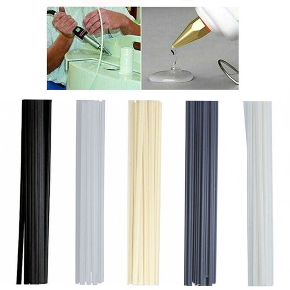 50pcs Plastic Welding Rods ABS/PP/PVC/PE Welding For Plastic Welder 25CM