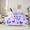 Purple, variant on jejeloiu Cartoon Leopard Pattern 7-Piece Twin Bedding Sets,Cute Butterfly Bedding Comforter Set,Pink Glitter Print Sheet Sets For Kids,Ultra Soft Home Decor Reversible