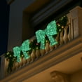 thumbnail image 5 of Zimtown Bowknot Christmas Ornament Lighted Outdoor Decoration Yard 150 LED Lights,Green, 5 of 9