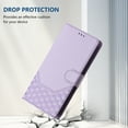 thumbnail image 4 of ELEHOLD Case for Samsung Galaxy A36 5G, RFID Leather Wallet Stand Case with Long Shoulder & Wrist Strap,Wireless Charging,Purple, 4 of 9