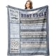 thumbnail image 1 of LHSHID Uncle Gifts Gifts for Uncle Uncle Birthday Gifts Blankets Uncle Gift Throw Uncle Gifts from Niece/Nephew Best Uncle Gifts Fathers Day Birthday Gifts for Uncle 30"x40", 1 of 7