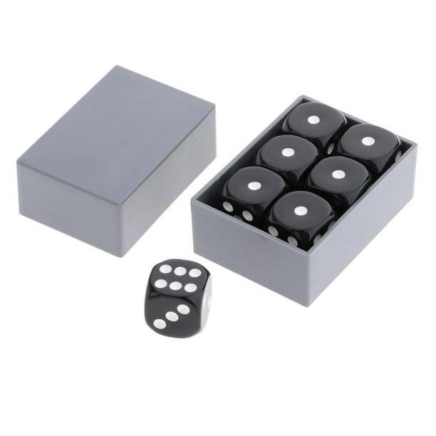 Predecir Dados Mágicos,Accesorio de dados mágicos juguete juegos juego mesa, fiesta de disfraces Predict Magic Dice prop,Juego de 6 caras d6 accesorios Turn to 6,Club Party Table Gloria Predecir Dados Mágicos