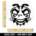 thumbnail image 2 of Cute Bee Mad Grumpy Self-Inking Rubber Stamp Ink Stamper - Blue Ink - Small 3/4 Inch, 2 of 7