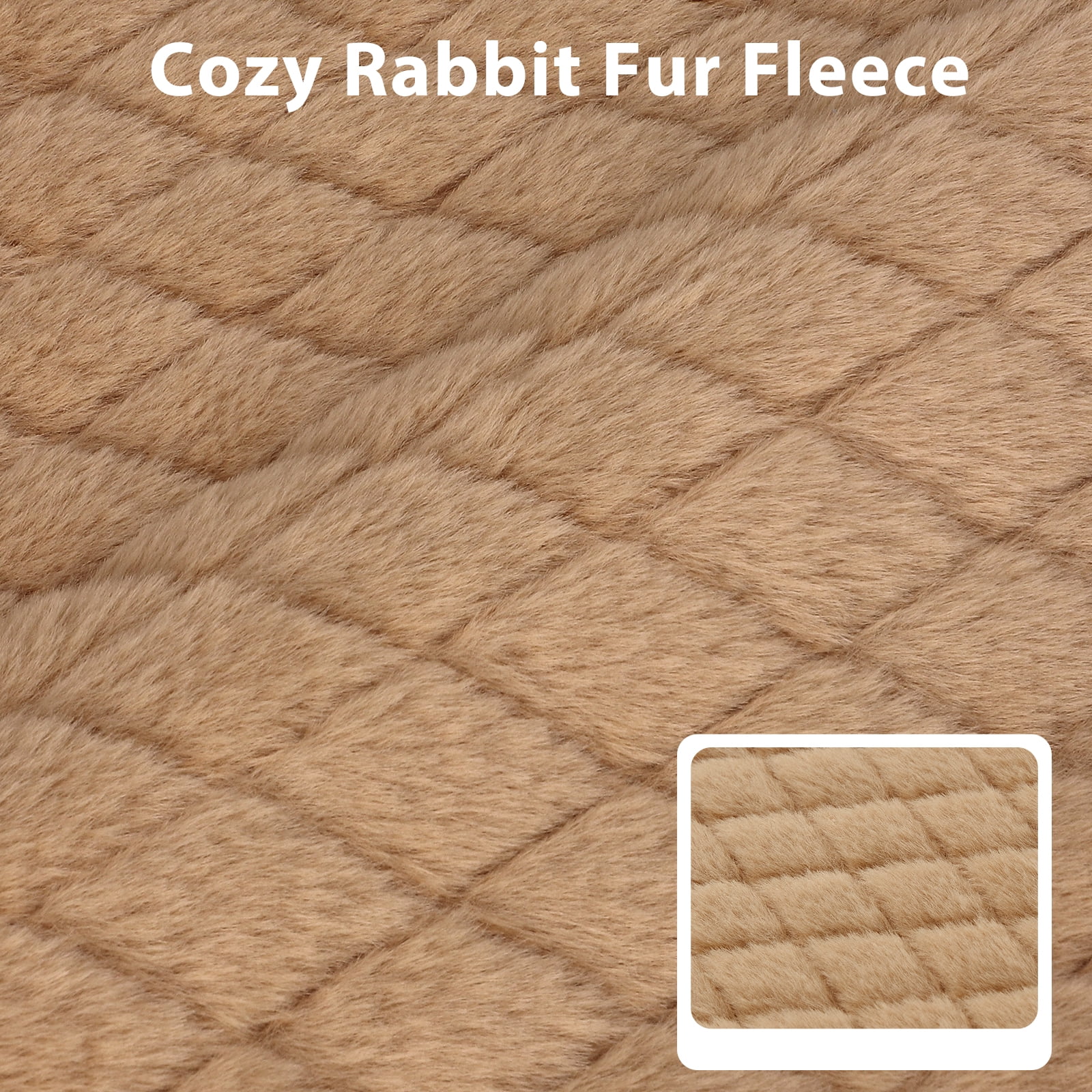 Orthopedic Dog Beds for Large Dogs XXL, Waterproof Removable Washable Cover, Thick Memory Foam Pet Mattress with Egg Crate Foam, Supports Up to 100 lbs, Brown, 47"x29"x3.5"